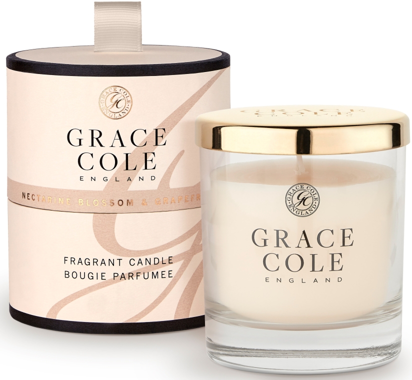Ароматизована свічка - Grace Cole Boutique Nectarine Blossom & Grapefruit Fragrant Candle — фото N5
