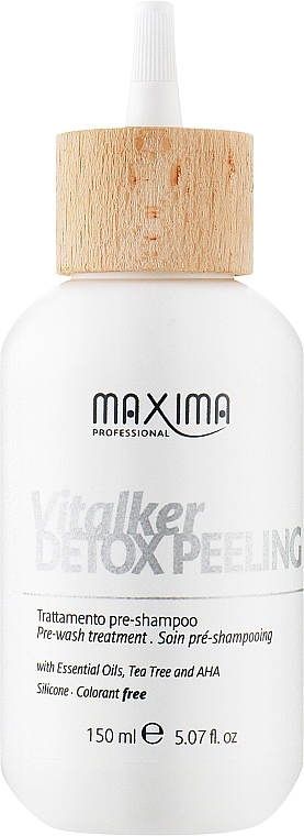 Детокс-пілінг перед шампунем для шкіри голови - Maxima Vitalker Detox Peeling Pre Shampoo Hair Treatment