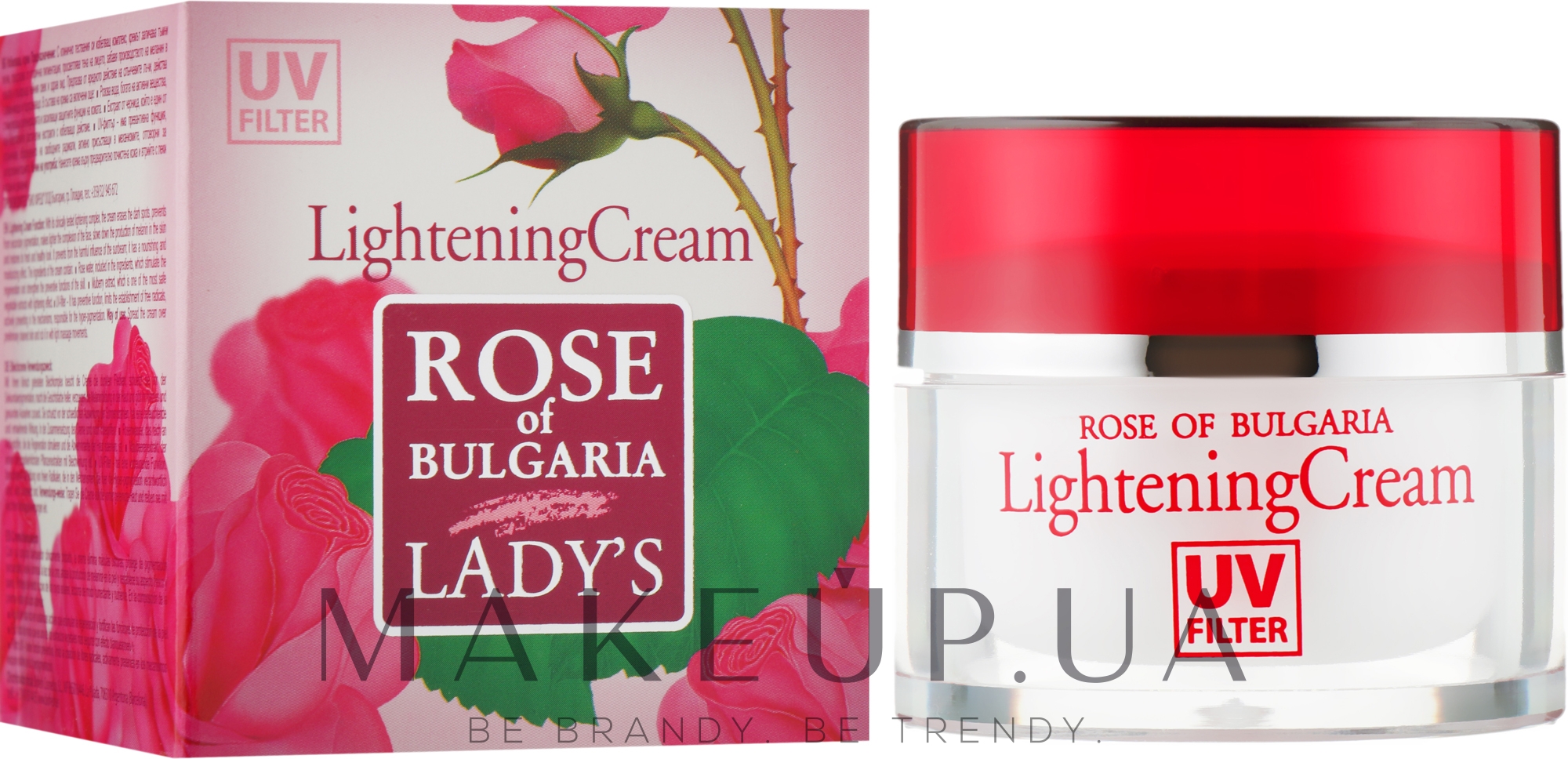 Крем для лица отбеливающий - BioFresh Rose of Bulgaria Lightening Cream — фото 50ml