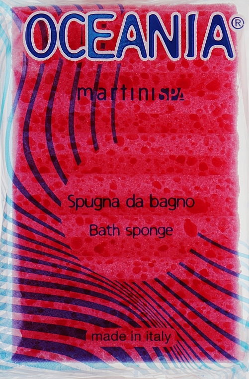 М'яка губка для тіла, малинова - Martini Spa Oceania Soft Sponge — фото N1