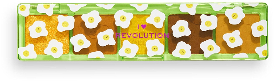 Палетка теней для век - I Heart Revolution Mini Match Palette Fried Egg — фото N3