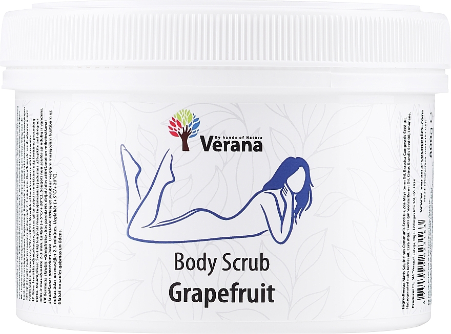 Скраб для тіла "Грейпфрут" - Verana Body Scrub Grapefruit — фото N2