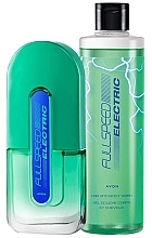 Духи, Парфюмерия, косметика Avon Full Speed Electric - Набор (edt/75ml + sh/gel/250ml)