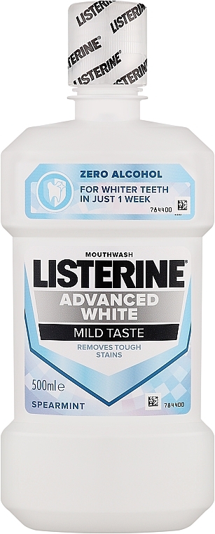 Ополаскиватель - Listerine Advance White Mild Taste — фото N1