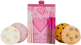 Набор, 10 продуктов - I Heart Revolution Cookie Tin — фото N1