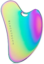 Металлический скребок "Rainbow" для гуа-ша массажа лица (без отверстия) - BlackTouch — фото N2