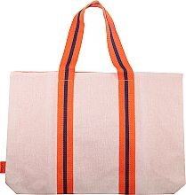 Парфумерія, косметика Пляжна сумка, бежева з помаранчевим - Vichy Summer Bag