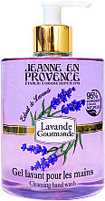Парфумерія, косметика Гель для миття рук "Лаванда" - Jeanne en Provence Lavande Lavant Mains