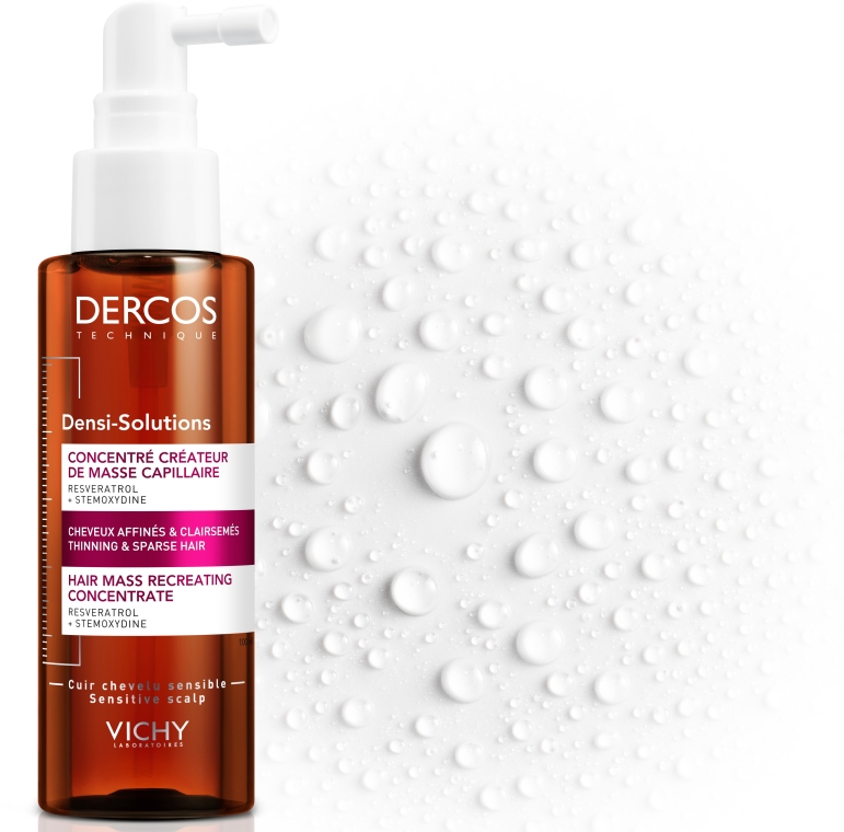 Концентрат для увеличения густоты волос - Vichy Dercos Densi-Solutions Hair Mass Recreator Concentrate — фото N3