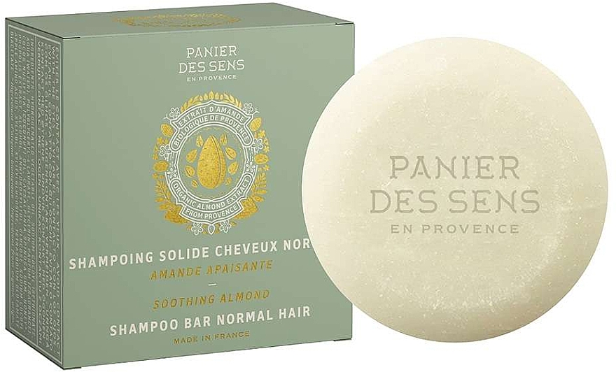 Шампунь-бар для нормальных волос "Миндаль" - Panier Des Sens Shampoo Bar Normal Hair Almond — фото N1