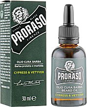 Парфумерія, косметика Олія для бороди - Proraso Cypress & Vetyver Beard Oil