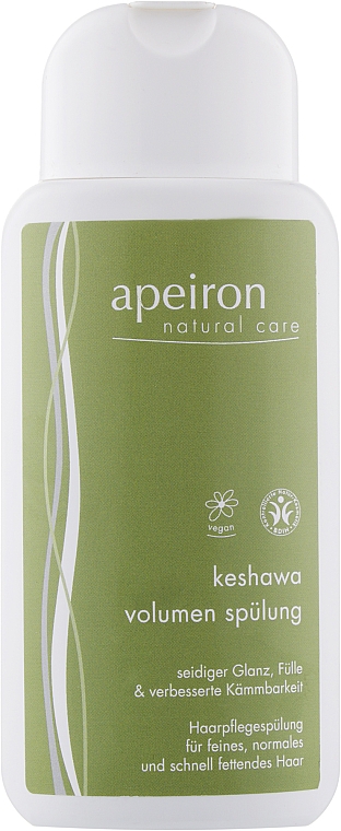 Кондиціонер для об'єму волосся - Apeiron Keshawa Volume Conditioner — фото N1