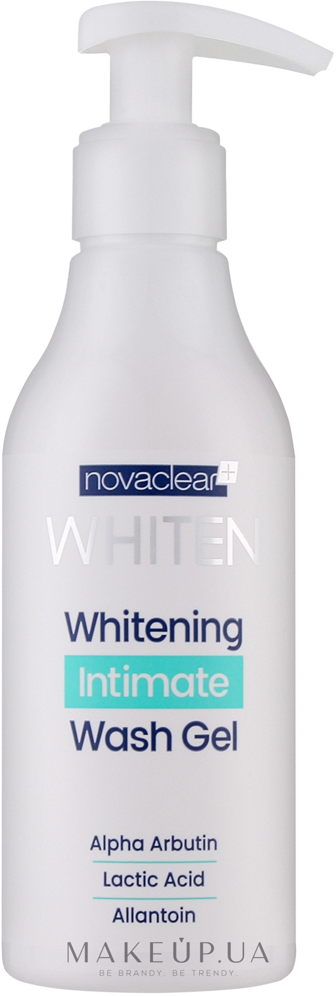 Отбеливающий гель для интимной гигиены - Novaclear Whiten Whitening Intimate Wash Gel — фото 200ml