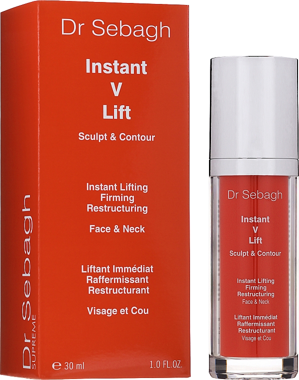 Сироватка миттєвий ліфтинг для обличчя і шиї - Dr. Sebagh Supreme Instant V Lift — фото N2