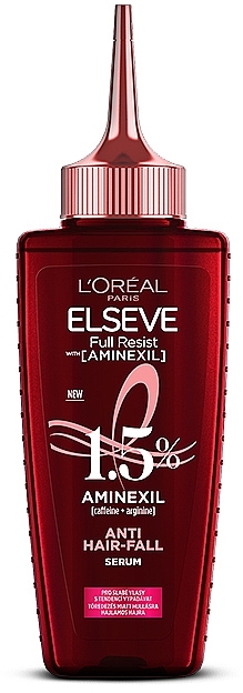 Сыворотка для ослабленных волос, склонных к выпадению - L'Oreal Paris Elseve Full Resist Arginine + Aminexil