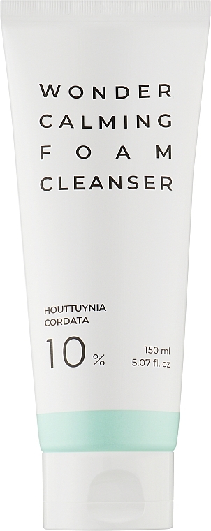 Успокаивающая пенка для умывания - Esthetic House Houttuynia Cordata 10% Wonder Calming Foam Cleanser — фото N1