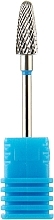 Фреза твердосплавная "Конус, полусферический конец" 274 190 050, синяя - Nail Drill  — фото N1
