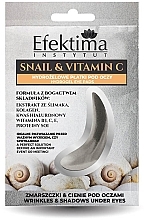 Парфумерія, косметика Гідрогелеві патчі під очі - Efektima Instytut Snail & Vitamin C Hydrogel Eye Pads