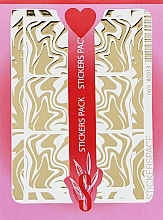 Духи, Парфюмерия, косметика Дизайнерские наклейки для педикюра "Foil-0013" - StickersSpace