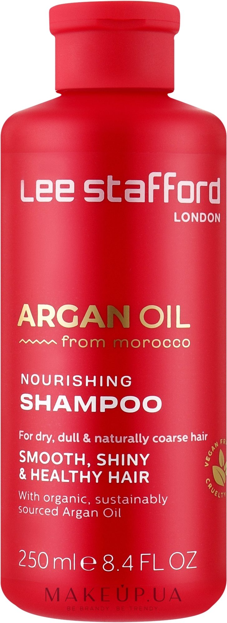 Шампунь питательный с аргановым маслом - Lee Stafford Argan Oil from Morocco Nourishing Shampoo — фото 250ml