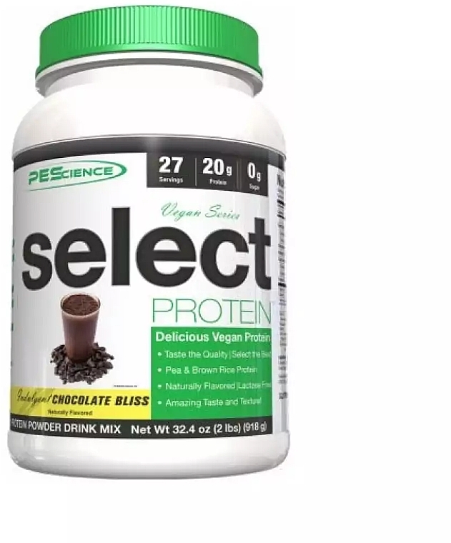 Харчова добавка "Шоколадна арахісова олія" - PEScience Select Protein Vegan Series Chocolate Peanut Butter — фото N1