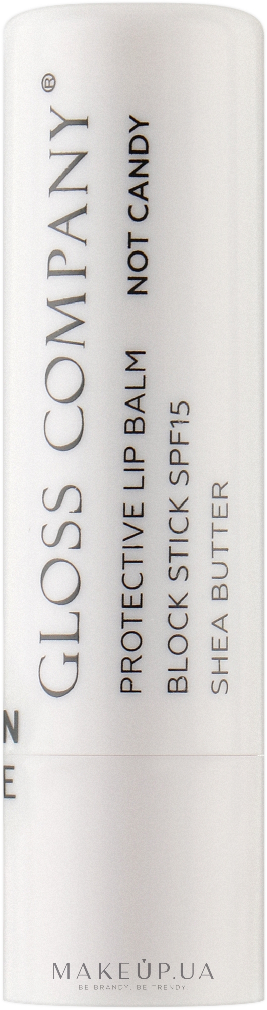 Бальзам для губ - Gloss Company Not Candy Protective Lip Balm SPF 15 — фото 4.2g