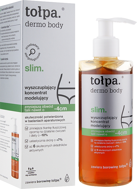 Моделювальний концентрат для тіла - Tolpa Dermo Body Slim Concentrate -4cm — фото N2