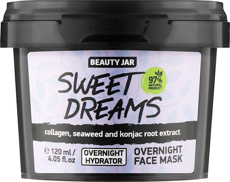 Ночная маска для лица "Сладкие сны" - Beauty Jar Overnight Face Mask — фото N1