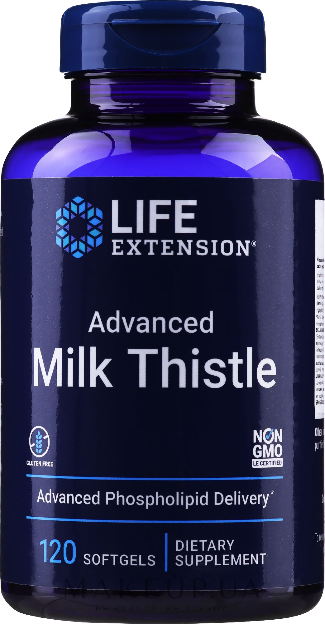Харчова добавка "Розторопша" - Life Extension Milk Thistle — фото 120шт