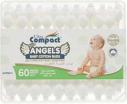 Духи, Парфюмерия, косметика Детские ватные палочки - Ultra Compact Angels Baby Cotton Buds