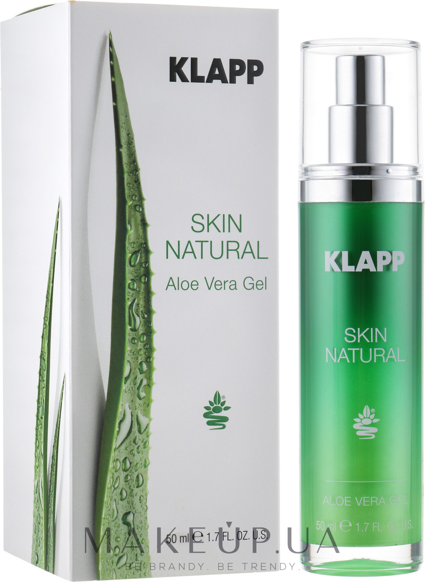 Гель "Алое вера" - Klapp Skin Natural Aloe Vera Gel — фото 50ml