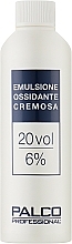 Окислювальна кремова емульсія 20 об'ємів 6% - Palco Professional Emulsione Ossidante Cremosa — фото N2