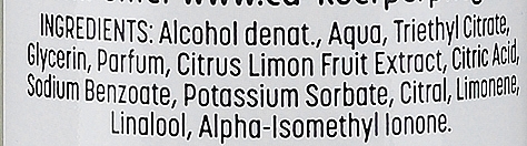Дезодорант-спрей з екстрактом органічних лимонів - CD Citrus Deo 24H — фото N3