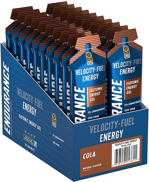 Ізотонічний енергетичний гель "Кола" - Applied Nutrition Endurance Energy Isotonic Energy Gel Cola — фото N1