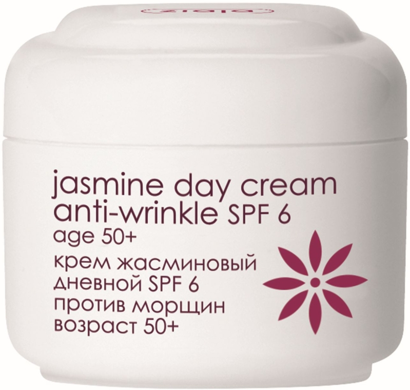Крем денний проти зморшок - Ziaja Jasmine Day Cream Anti-Wrinkle SPF 6