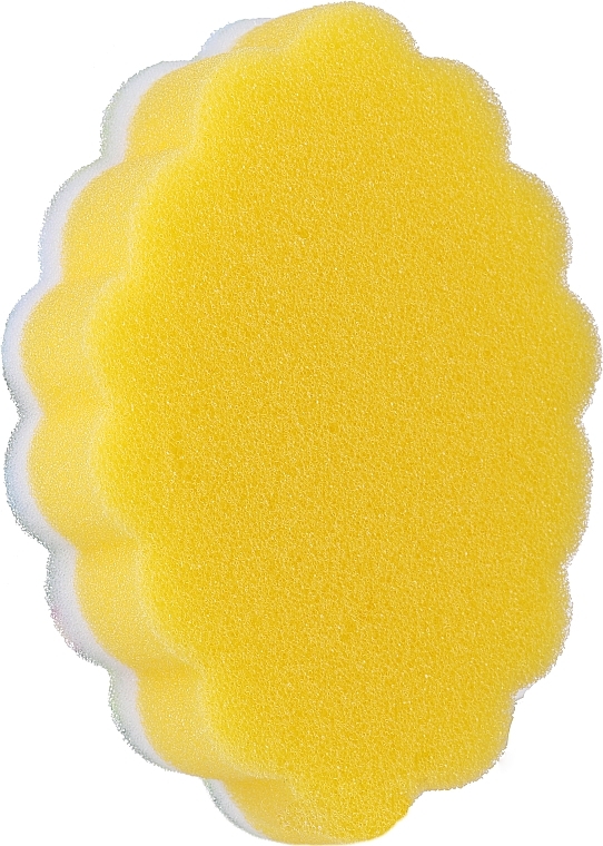 Мочалка банная детская "Дора" 17, желтая - Suavipiel Dora Bath Sponge — фото N2