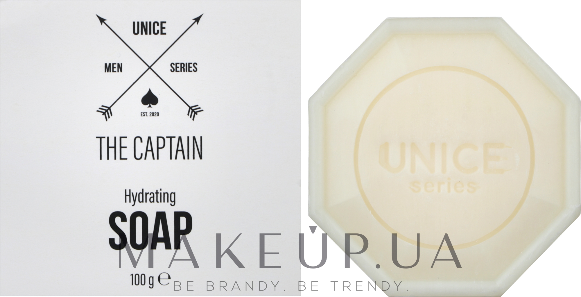 Натуральное мыло для мужчин - Unice The Captain Hydrating Soap — фото 100g