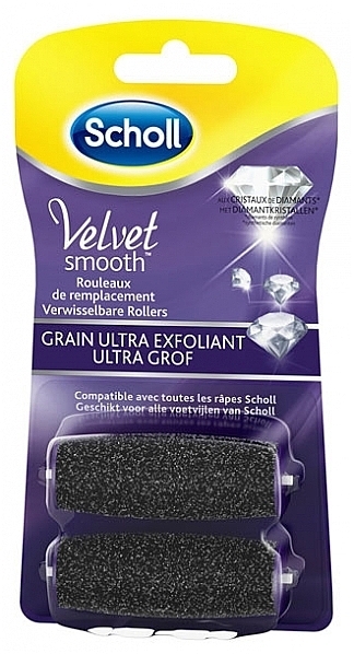 Змінні ролики для електричної пилки - Scholl Velvet Smooth Extrem Diamond Crystal — фото N1