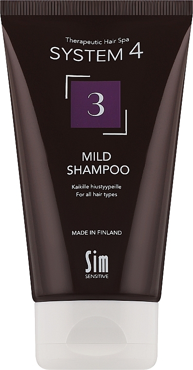 Шампунь для всех типов волос - Sim Sensitive System 4 Mild Shampoo — фото N1