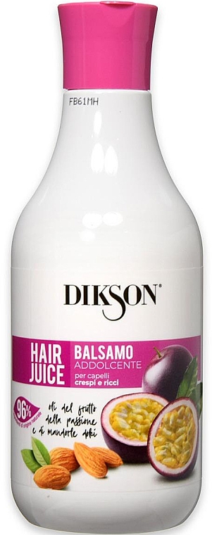 Бальзам для волосся, пом'якшувальний - Dikson Hair Juice Softening Balm — фото N1