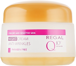 Ночной крем против морщин для сухой и чувствительной кожи - Regal Q10 + Minerals Night Cream Anti-Wrinkles — фото N2