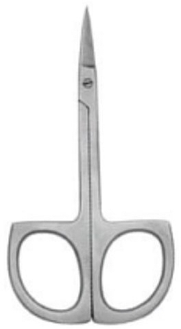Ножницы для кутикулы - Accuram Instruments Fine Point Cuticle Scissors Str/Cvd 9cm — фото N1