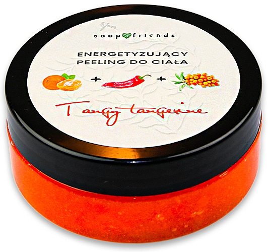 Пілінг для тіла з екстрактом гострого перцю - Soap&Friends Tangy Tangerine — фото N1