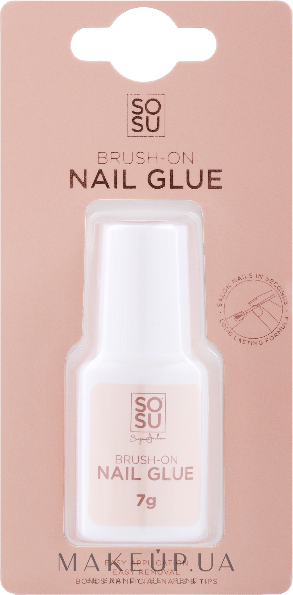 Клей для искусственных ногтей - Sosu by SJ Brush-On Nail Glue — фото 7ml
