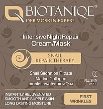 Парфумерія, косметика РОЗПРОДАЖ! Нічна крем-маска - Maurisse Snail Repair Therapy Advanced Repair*