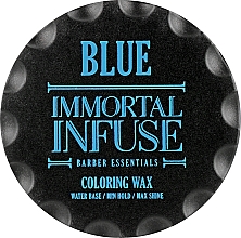 Духи, Парфюмерия, косметика Синий цветной воск для волос - Immortal Infuse Blue Coloring Wax