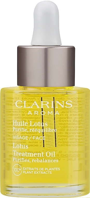 Масло для лица для комбинированной кожи - Clarins Lotus Face Treatment Oil — фото N1