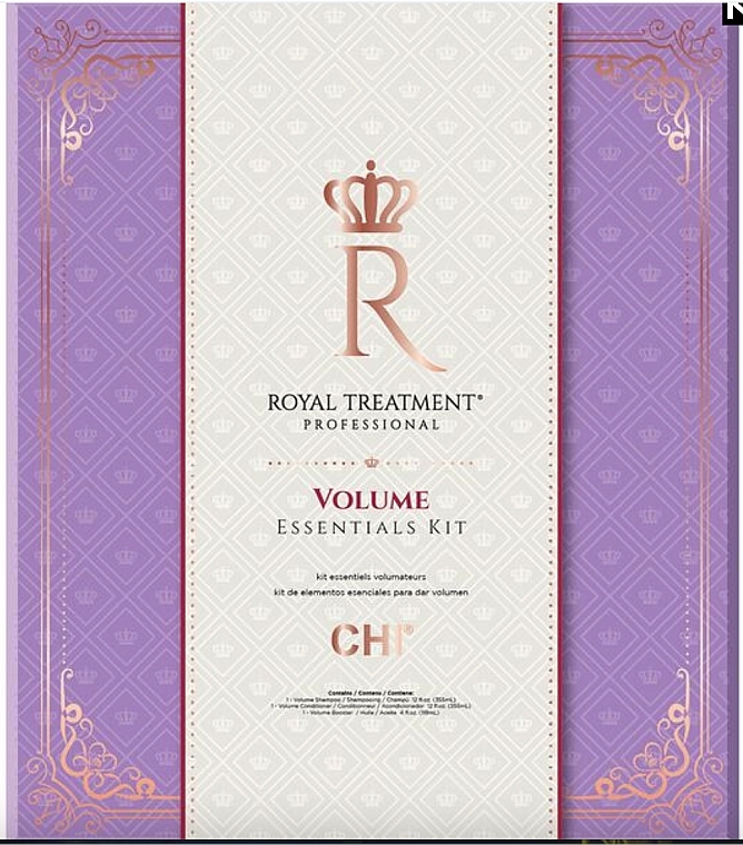 Набір - CHI Royal Treatment Volume Essentials Kit (shm/355 ml + cond/355 ml + booster/118 ml) — фото N1