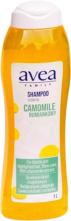 Шампунь з екстрактом ромашки для світлого та освітленого волосся - Avea Camomile Shampoo — фото N2