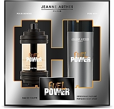 Духи, Парфюмерия, косметика Jeanne Arthes Fuel Power - Набор (edt/100ml+deo/200ml)